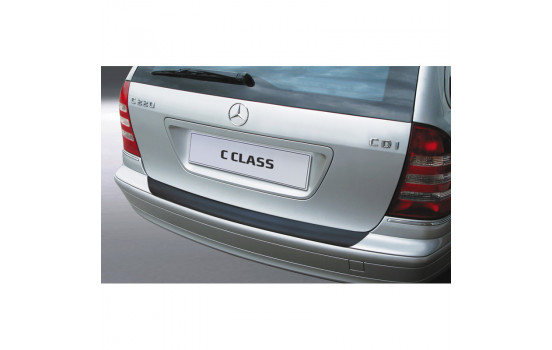 ABS Rear bumper protector Mercedes-Benz C-Class W203 Kombi 2001-2007 Black