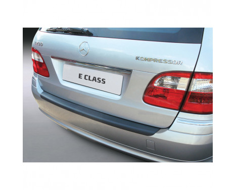 ABS Rear bumper protector Mercedes-Benz E-Class W211 Kombi 2002- Black