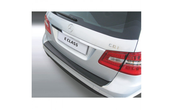 ABS Rear bumper protector Mercedes-Benz E-Class W212 Kombi 2009- Black