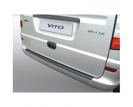 ABS Rear bumper protector Mercedes-Benz Viano / Vito 2003- Black