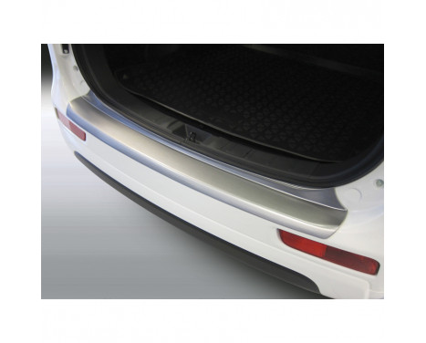 ABS Rear bumper protector Mitsubishi Outlander 2013- 'Brushed Alu' Look, Image 2