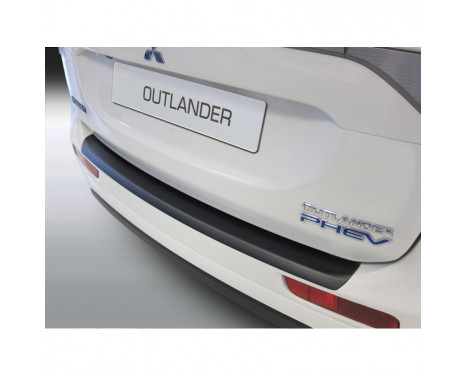 ABS Rear bumper protector Mitsubishi Outlander 2013- Black
