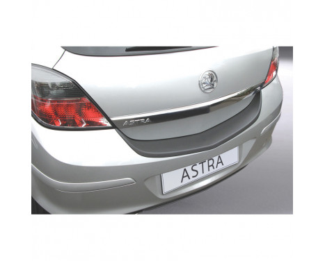ABS Rear bumper protector Opel Astra H 3 doors excl. VXR / GSi / OPC Black