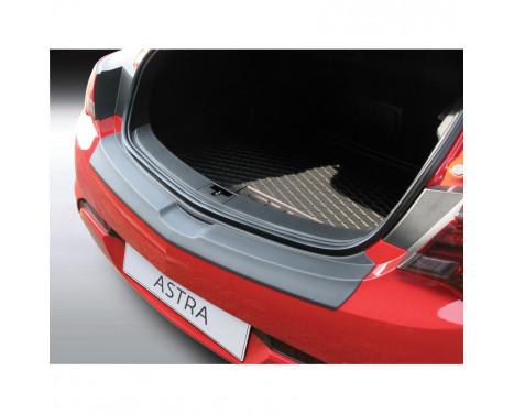 ABS Rear bumper protector Opel Astra J GTC 3 doors 2012- Black