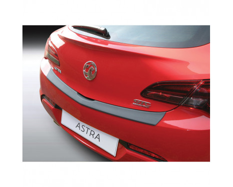 ABS Rear bumper protector Opel Astra J GTC 3 doors 2012- Black, Image 2