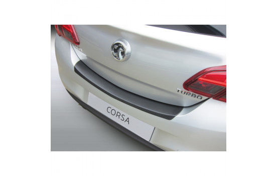 ABS Rear bumper protector Opel Corsa E 3/5 doors 12 / 2014- Black