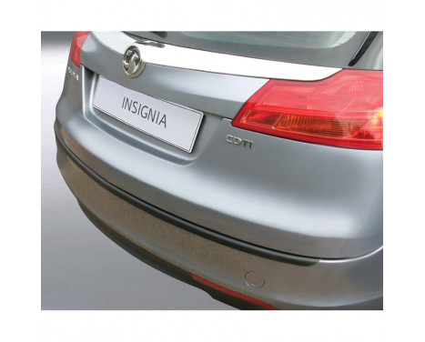 ABS Rear bumper protector Opel Insignia Tourer 2009- Black, Image 2