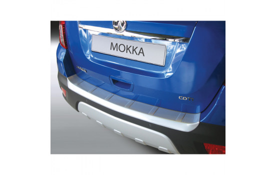 ABS Rear bumper protector Opel Mokka 2012- Silver