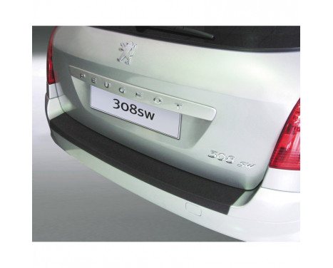 ABS Rear bumper protector Peugeot 308 SW Black