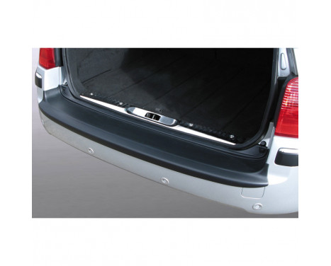 ABS Rear bumper protector Peugeot 407 SW -2009 Black, Image 2