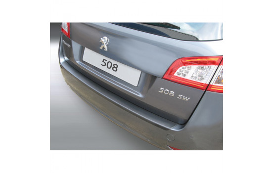 ABS Rear bumper protector Peugeot 508 SW 2011- Black