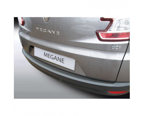 ABS Rear bumper protector Renault Megane Grandtour 2009- Black