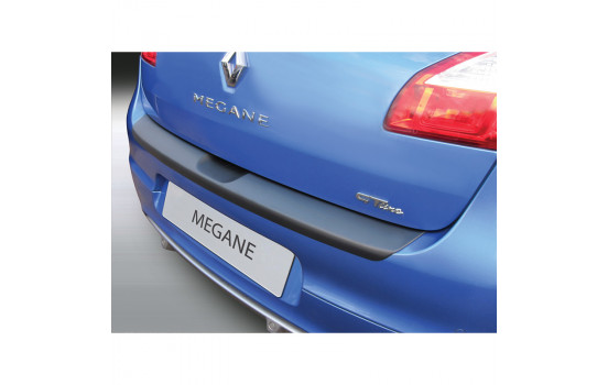 ABS Rear bumper protector Renault Megane III HB 5 doors 2008- Black