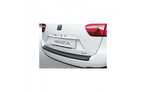 ABS Rear bumper protector Seat Ibiza ST 2010- Black
