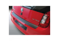 ABS Rear bumper protector Skoda Citigo 3/5 doors 5 / 2012- Black