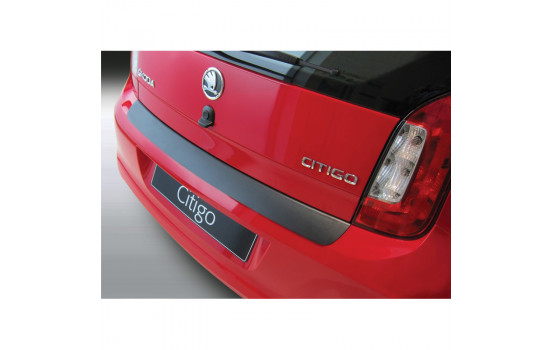 ABS Rear bumper protector Skoda Citigo 3/5 doors 5 / 2012- Black