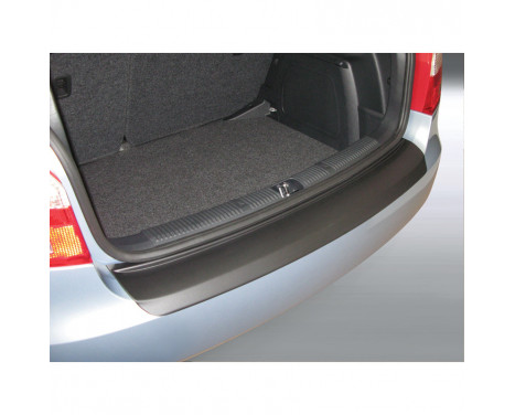 ABS Rear bumper protector Skoda Fabia 5 doors 2010- Black, Image 2