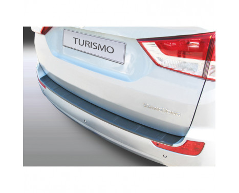ABS Rear bumper protector Ssang Yong Turismo / Stavic 9 / 2013- Black
