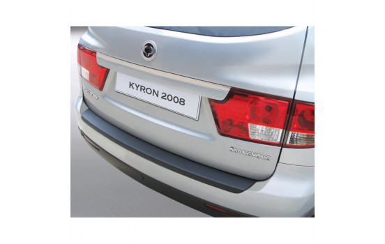 ABS Rear bumper protector SsangYong Kyron 2008- Black