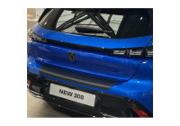 ABS Rear bumper protector suitable for Peugeot 308 HB 5 doors 2021- Black