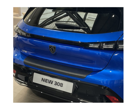 ABS Rear bumper protector suitable for Peugeot 308 HB 5 doors 2021- Black