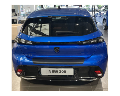 ABS Rear bumper protector suitable for Peugeot 308 HB 5 doors 2021- Black, Image 2