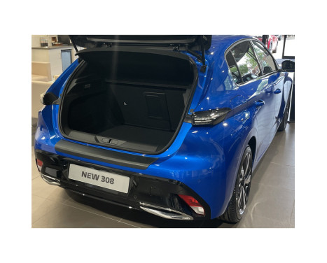 ABS Rear bumper protector suitable for Peugeot 308 HB 5 doors 2021- Black, Image 3