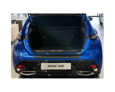 ABS Rear bumper protector suitable for Peugeot 308 HB 5 doors 2021- Black, Image 4