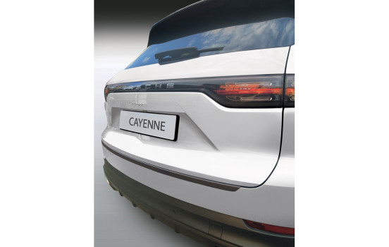 ABS Rear bumper protector suitable for Porsche Cayenne 10/2017- excl. CoupÃ© Black