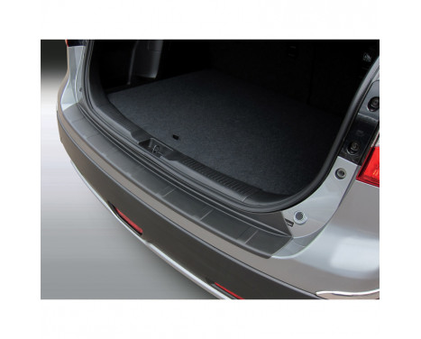 ABS Rear bumper protector Suzuki SX4 S-Cross 10 / 2013- 'Ribbed' Black, Image 2