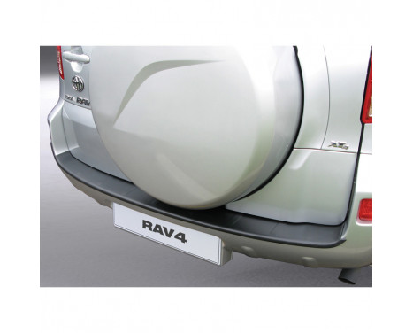 ABS Rear bumper protector Toyota RAV 4 2006- excl. T180 / XT-R Black