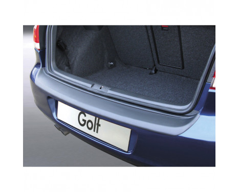 ABS Rear bumper protector Volkswagen Golf VI 2008-2012 Black, Image 2