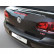 ABS Rear bumper protector Volkswagen Golf VI Cabrio 2011- Black