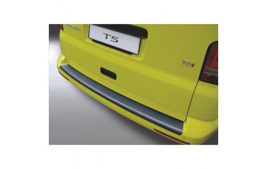 ABS Rear bumper protector Volkswagen T5 Caravelle 2012- (for painted bumpers) Black