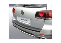 ABS Rear bumper protector Volkswagen Touareg -2010 Black