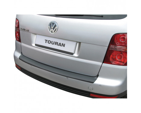 ABS Rear bumper protector Volkswagen Touran -8/2010 Black