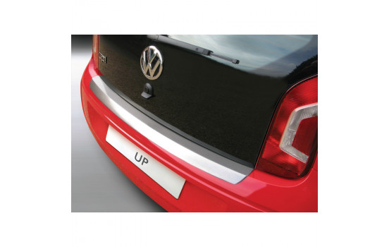 ABS Rear bumper protector Volkswagen Up! 2011- 'Brushed Alu' Look