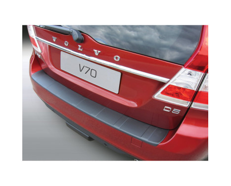 ABS Rear bumper protector Volvo V70 6 / 2013- (excl. XC70) 'Ribbed' Black, Image 2