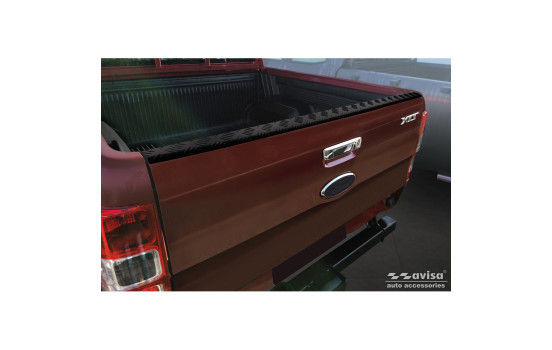 Aluminum Pickup Tailgate Trim Molding Fits Ford Ranger 2011-2022 - Black