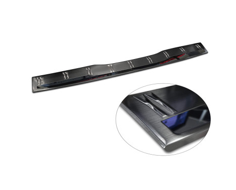 Avisa Black Stainless Steel Rear Bumper Protector suitable for Mercedes Vito III & V-Class (W447) 2014-, Image 6