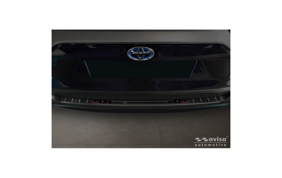 Avisa Black Stainless Steel Rear Bumper Protector suitable for Toyota RAV4 V (XA50) 2018- incl. Plug-in-Hybrid, Image 4