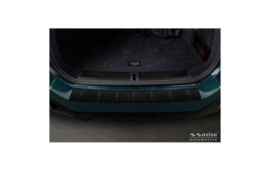 Avisa Matte Black Stainless Steel Rear Bumper Protector BMW 5 Series Touring (G61) 2024- incl. M-Sport, Image 2