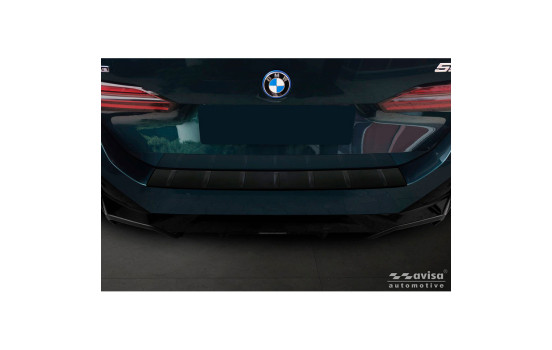 Avisa Matte Black Stainless Steel Rear Bumper Protector BMW 5 Series Touring (G61) 2024- incl. M-Sport, Image 4