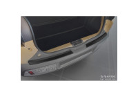 Avisa Stainless Steel Rear Bumper Protector suitable for Dacia Spring Facelift 2024- - Matte Black - 2-piece