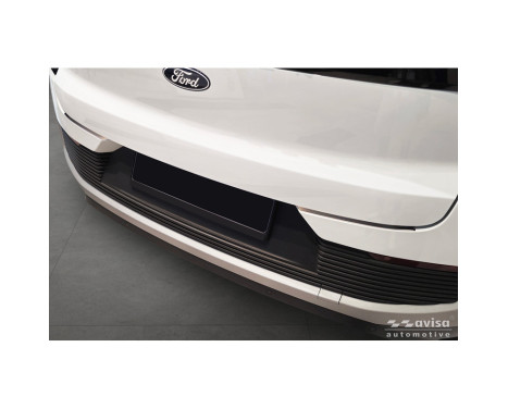 Avisa stainless steel rear bumper protector suitable for Ford Explorer EV 2024- 'Ribs', Image 4