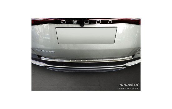 Avisa stainless steel rear bumper protector suitable for Omoda 5 2024- 'Ribs'