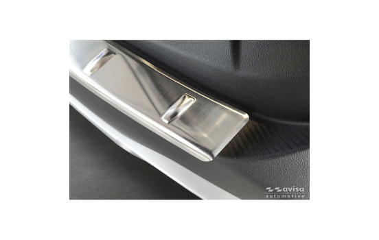 Avisa stainless steel rear bumper protector suitable for Omoda 5 2024- 'Ribs', Image 3