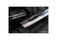 Avisa stainless steel rear bumper protector suitable for Subaru Crosstrek III 2023- 'Ribs'