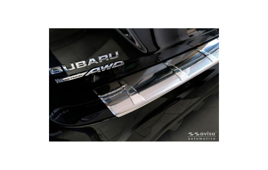 Avisa stainless steel rear bumper protector suitable for Subaru Crosstrek III 2023- 'Ribs'