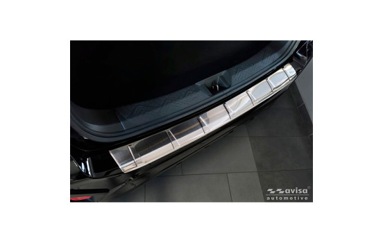 Avisa stainless steel rear bumper protector suitable for Subaru Crosstrek III 2023- 'Ribs', Image 4